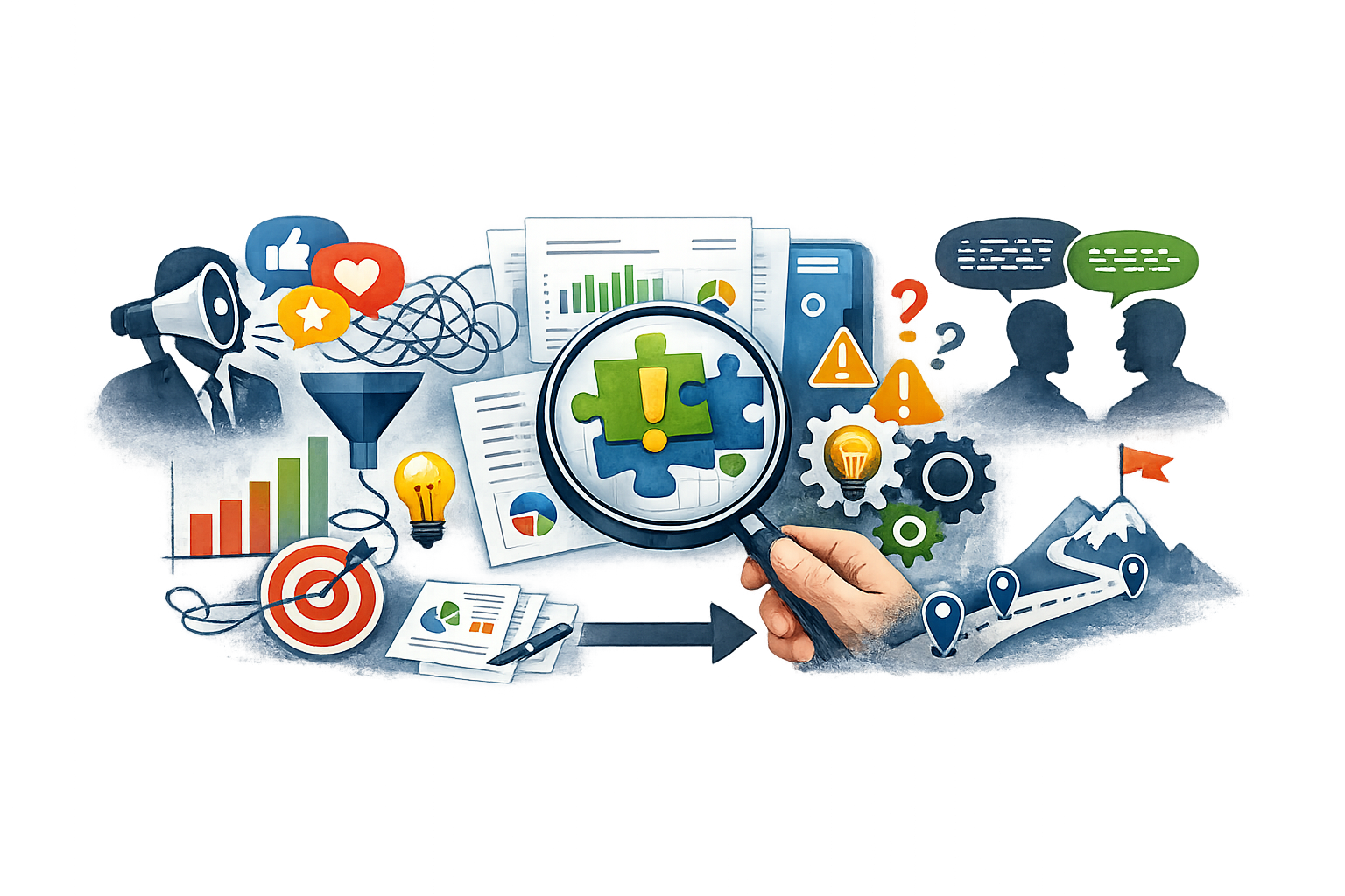 Auditoría de marca con visualización de consistencia y diagnóstico