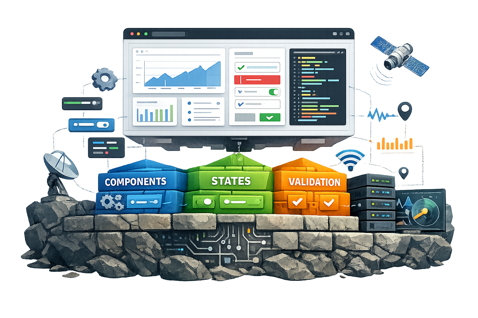 Arquitectura de aplicación web con telemetría y monitorización
